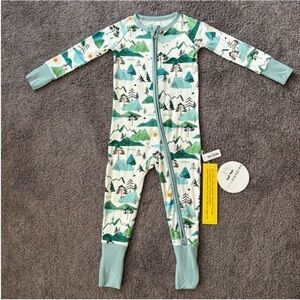 New! Little Sleepies Mountain Mist Zippy